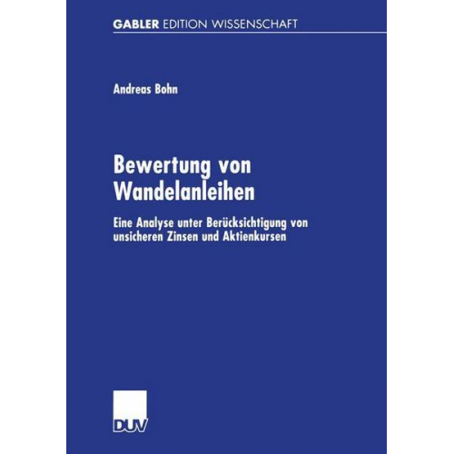 Andreas Bohn - Bewertung von Wandelanleihen