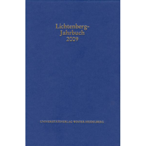 Ulrich Joost & Alexander Neumann - Lichtenberg-Jahrbuch 2009