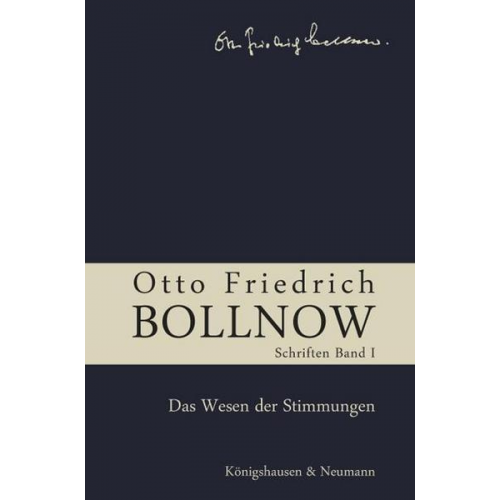 Otto Fr. Bollnow - Otto Friedrich Bollnow: Schriften