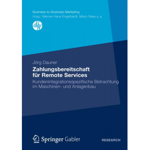 Jörg Dauner - Zahlungsbereitschaft für Remote Services