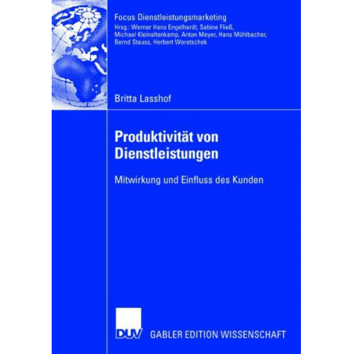 Britta Lasshof - Produktivität von Dienstleistungen