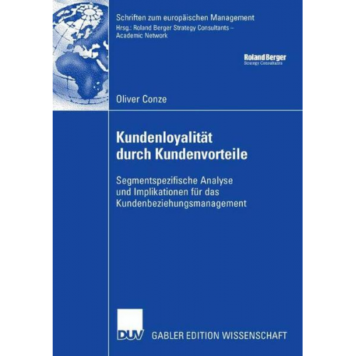 Oliver Conze - Kundenloyalität durch Kundenvorteile