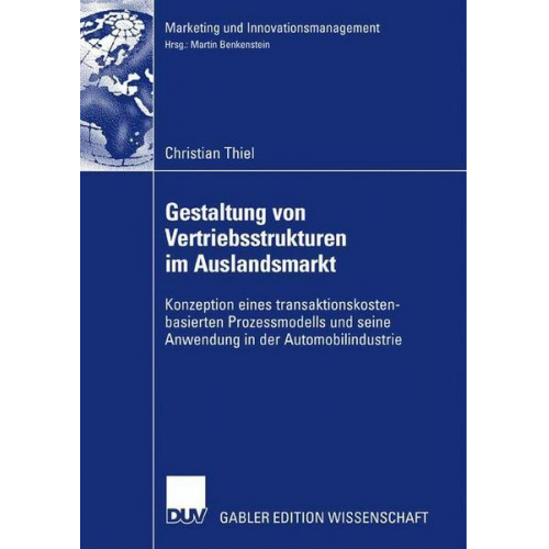 Christian Thiel - Gestaltung von Vertriebsstrukturen im Auslandsmarkt