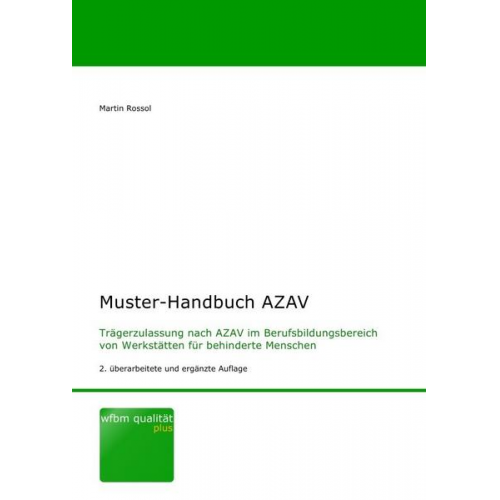 Martin Rossol - Muster-Handbuch AZAV