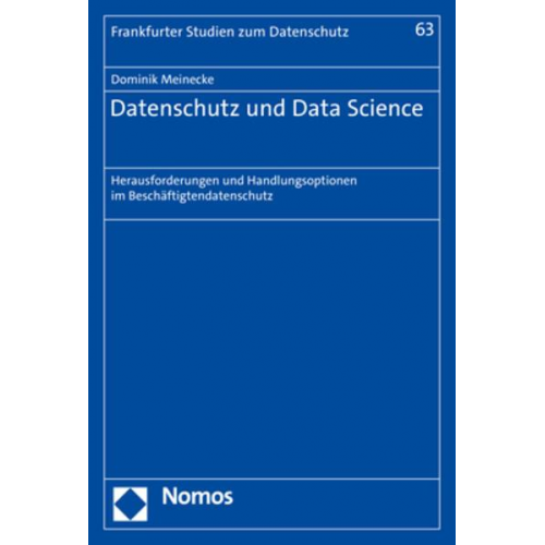 Dominik Meinecke - Datenschutz und Data Science