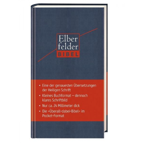 Elberfelder Bibel Pocket Edition (Kunstler mit Reißverschluss)