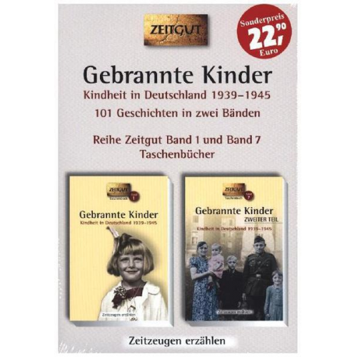 Gebrannte Kinder. Schuber für Band 1 und 7 der Reihe Zeitgut