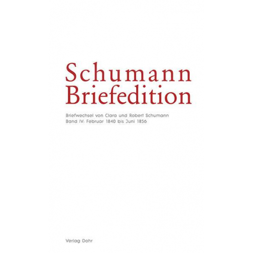 Schumann-Briefedition / Schumann-Briefedition I.7