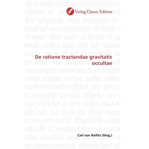 Ratione tractandae gravitatis occultae