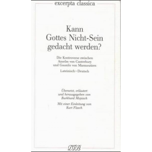 Burkhard Mojsisch - Kann Gottes Nicht-Sein gedacht werden?