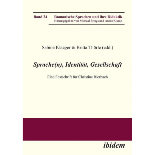 Sabine Klaeger & Britta Thörle - Sprache(n), Identität, Gesellschaft