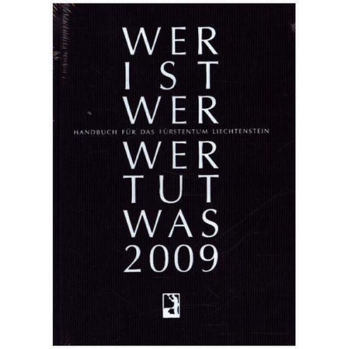 Wer ist wer? Wer tut was? 2009