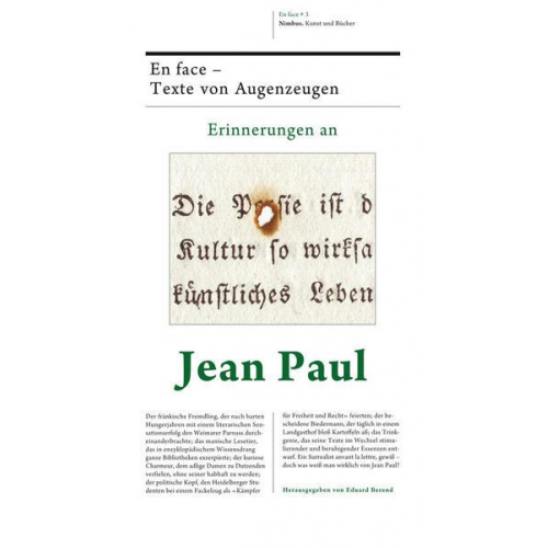 Erinnerungen an Jean Paul