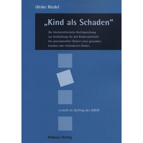 Ulrike Riedel - Kind als Schaden