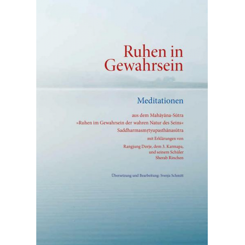 Svenja Schmitt - Ruhen in Gewahrsein