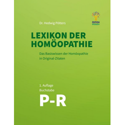 Hedwig Pötters - Lexikon der Homöopathie