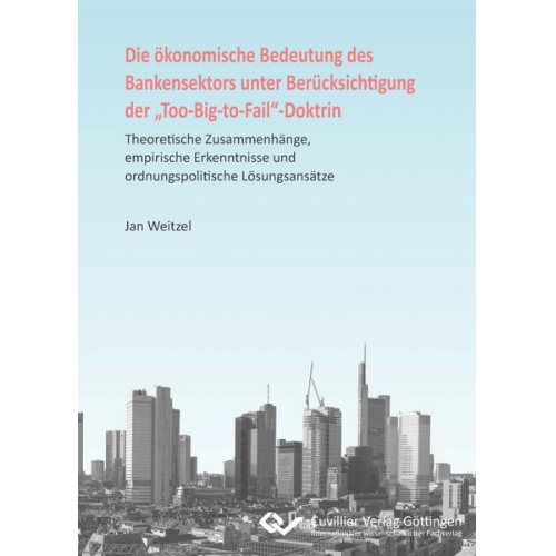 Jan Weitzel - Die ökonomische Bedeutung des Bankensektors unter Berücksichtigung der „Too-Big-to-Fail“-Doktrin