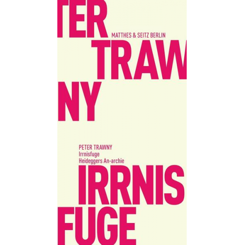 Peter Trawny - Irrnisfuge