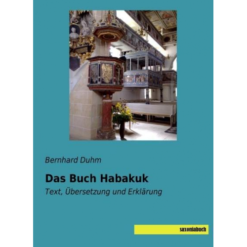 Bernhard Duhm - Duhm, B: Buch Habakuk