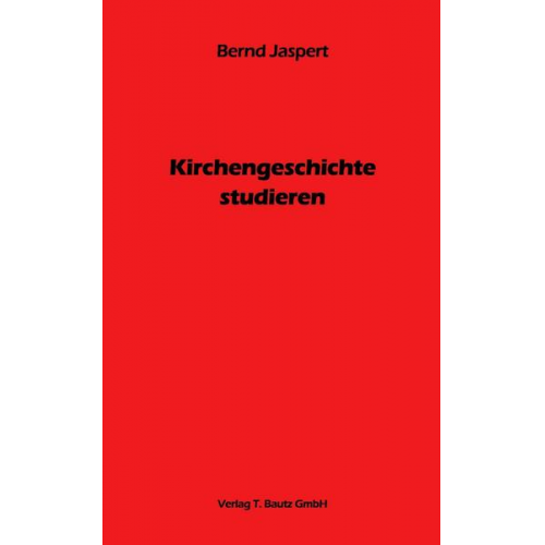 Bernd Jaspert - Kirchengeschichte studieren