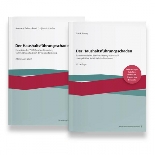 Hermann Schulz-Borck & Frank Pardey - Der Haushaltsführungsschaden - Kombipaket