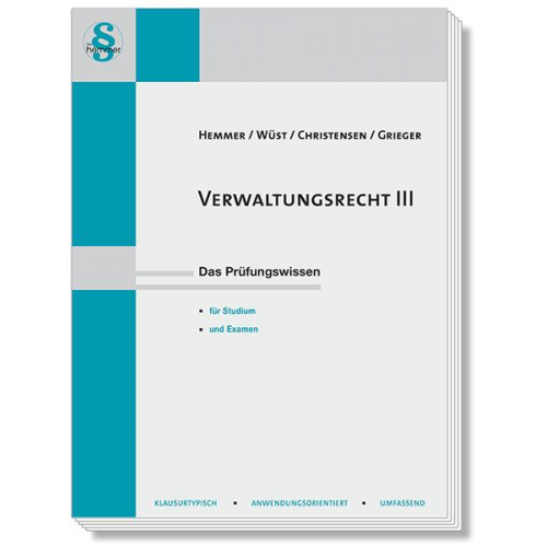 Karl-Edmund Hemmer & Achim Wüst & Ralph Christensen & Michael Grieger - Verwaltungsrecht III