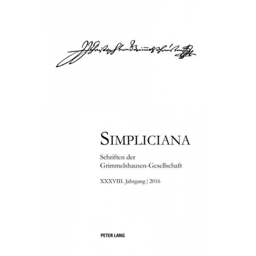 Simpliciana XXXVIII (2016)