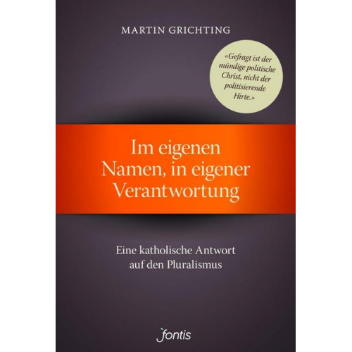 Martin Grichting - Im eigenen Namen, in eigener Verantwortung