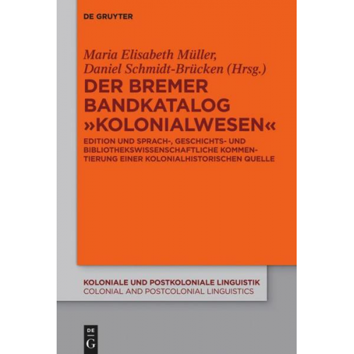 Der Bremer Bandkatalog „Kolonialwesen“