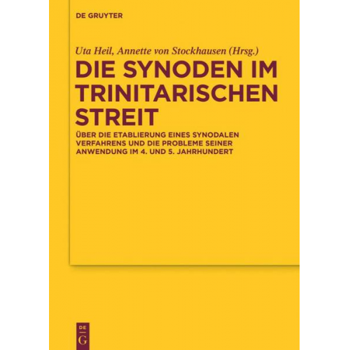 Die Synoden im trinitarischen Streit