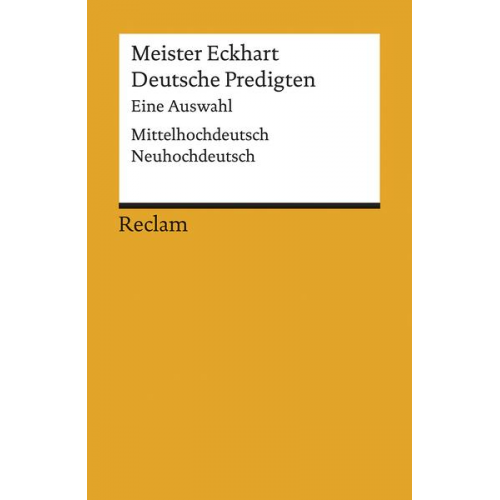 Eckhart (Meister) - Deutsche Predigten