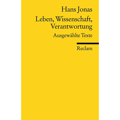 Hans Jonas - Leben, Wissenschaft, Verantwortung