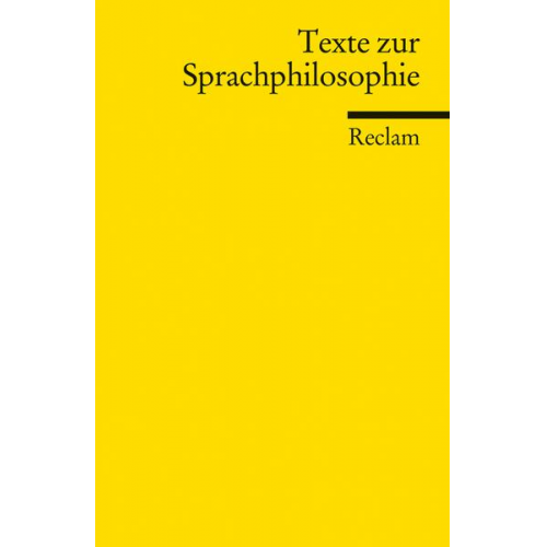 Texte zur Sprachphilosophie