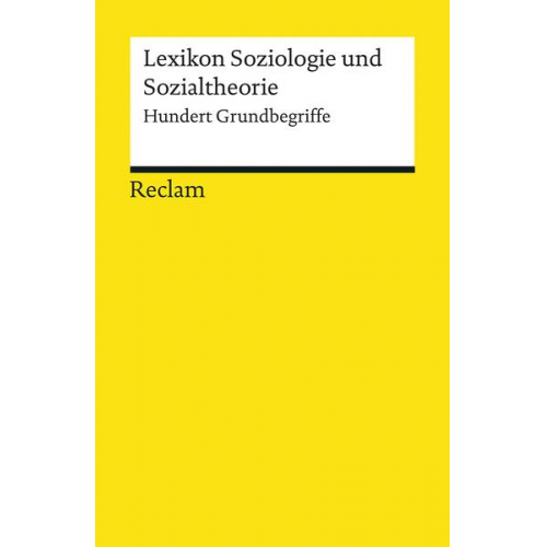 Lexikon Soziologie und Sozialtheorie