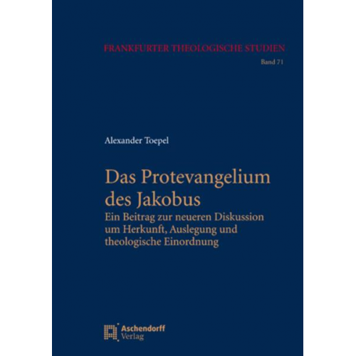 Alexander Toepel - Das Protevangelium des Jakobus