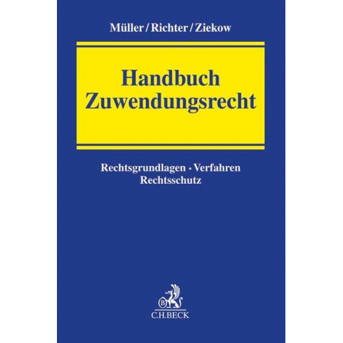 Hans-Martin Müller & Bettina Richter & Jan Ziekow - Handbuch Zuwendungsrecht