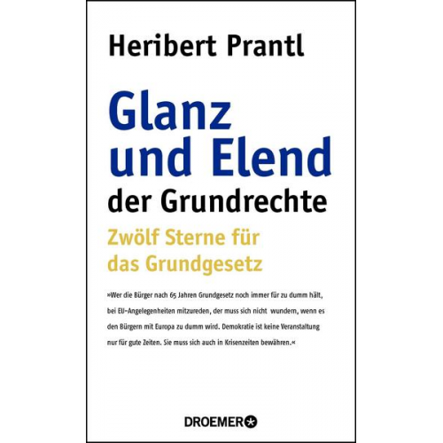 Heribert Prantl - Glanz und Elend der Grundrechte