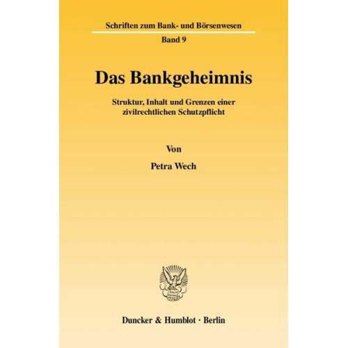 Petra Wech - Das Bankgeheimnis.