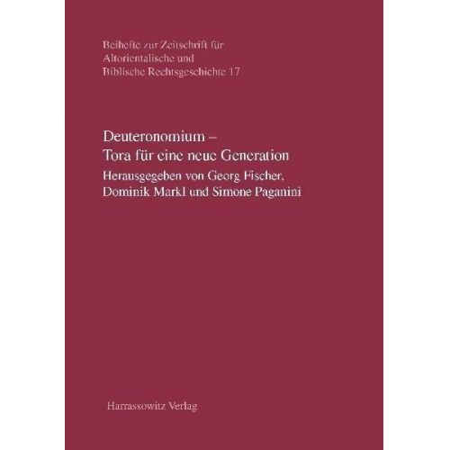 Deuteronomium – Tora für eine neue Generation