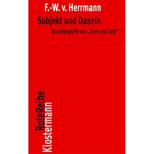 Friedrich-Wilhelm Herrmann - Subjekt und Dasein