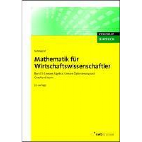 Jochen Schwarze - Mathematik für Wirtschaftswissenschaftler, Band 3