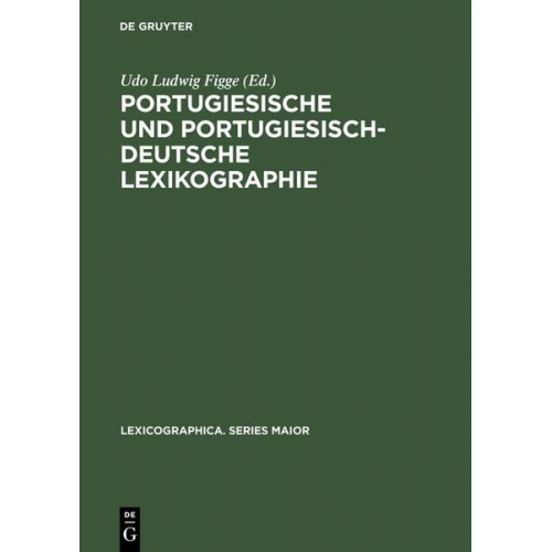 Udo L. Figge - Portugiesische und portugiesisch-deutsche Lexikographie