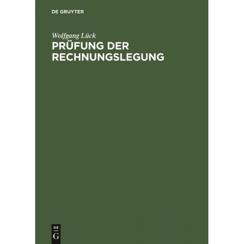 Wolfgang Lück - Prüfung der Rechnungslegung