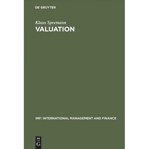 Klaus Spremann - Valuation