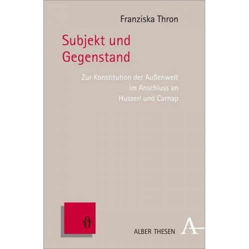 Franziska Thron - Subjekt und Gegenstand