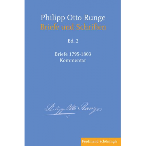 Philipp Otto Runge – Briefe 1795-1803