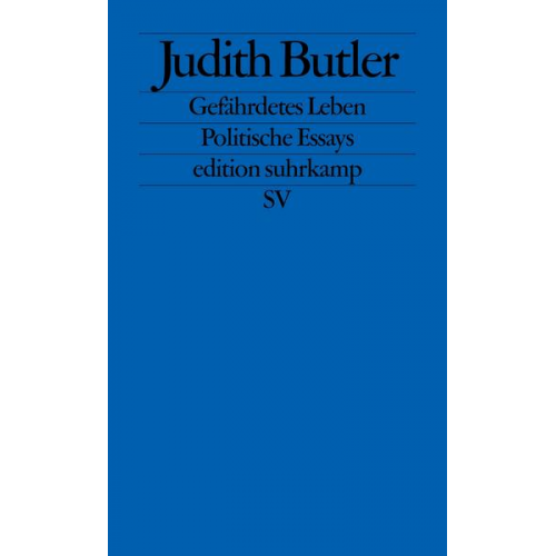 Judith Butler - Gefährdetes Leben