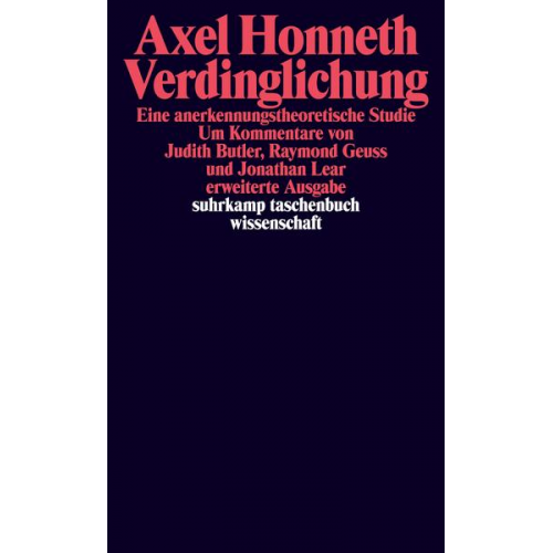 Axel Honneth - Verdinglichung