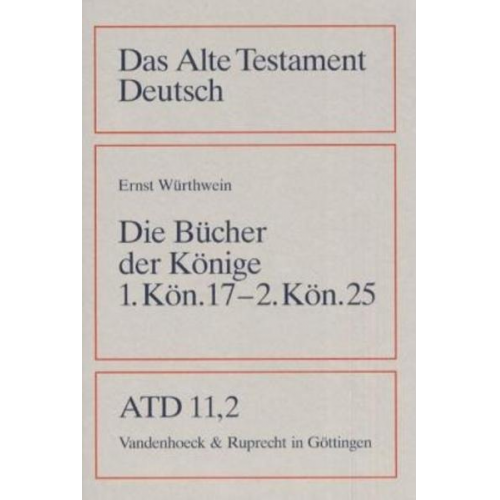 Ernst Würthwein - Das Alte Testament Deutsch.