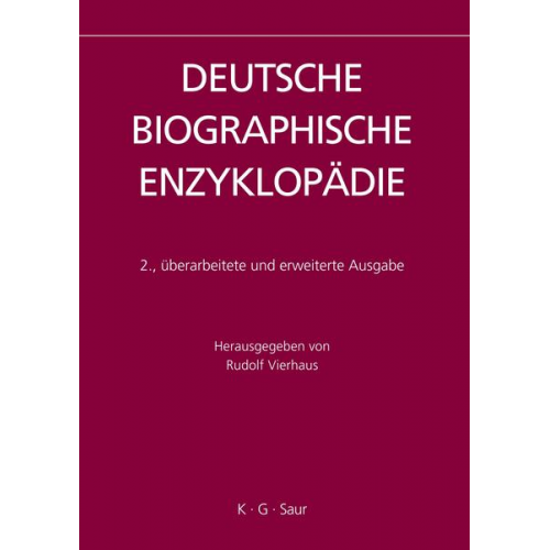 Deutsche Biographische Enzyklopädie (DBE) Görres - Hittorp